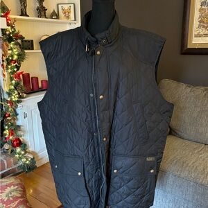 Polo Ralph Lauren Men's Black Quilted Vest size 3XLT